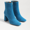 Sam Edelman Codie Square Toe Bootie In Blue