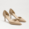 Sam Edelman Viv Pointed Toe D'orsay Pump In Beige