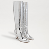 Sam Edelman Vance Pointed Toe Knee High Boot In Metallic