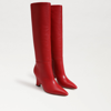Sam Edelman Vance Pointed Toe Knee High Boot In Red