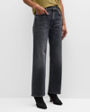 MOTHER THE RAMBLER ZIP FLOOD FLARE JEANS