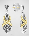 Lagos Embrace Drop Earrings In Gold/ Silver