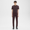 Theory Raffi 5-pocket Pant In Neoteric Twill In Malbec