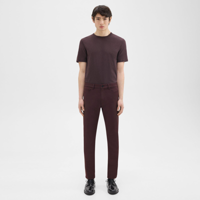 Theory Raffi 5-pocket Pant In Neoteric Twill In Malbec