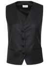 P.A.R.O.S.H P.A.R.O.S.H. GREY CASHMERE BLEND VEST