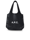 Apc Knitted Turtleneck Dress With Cut Out Detail In Black