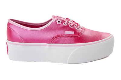 Pre-owned Vans Authentic Stackform Barbie In Pink/white