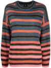 PS BY PAUL SMITH WOOL BLEND STRIPED JUMPER