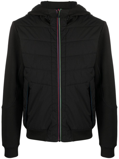 Ps By Paul Smith Hooded Jacket In Black