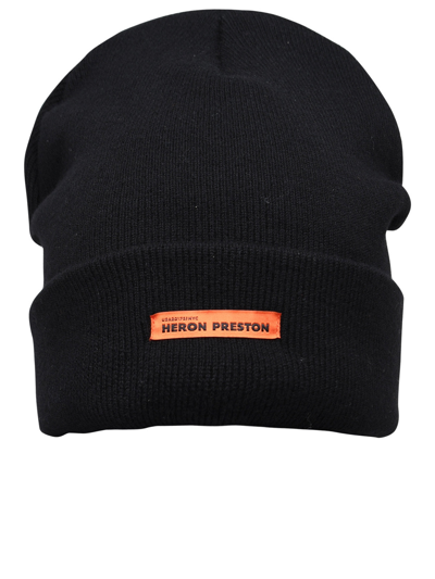 Heron Preston Black Classic Beanie