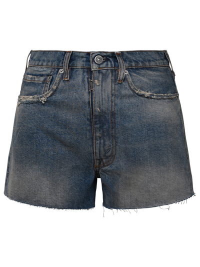 Maison Margiela Woman Shorts Jeans In Blue