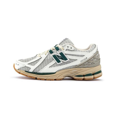 New Balance 1906r "white Green Cream" Sneakers In Multi