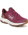 Ryka Devotion X Walking Shoe In Berry Pink Mesh Fabric