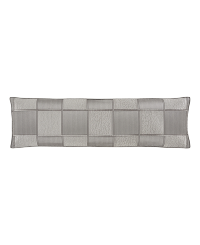 J Queen New York Brando Bolster Decorative Pillow, 15" X 52" In Charcoal