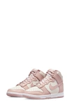 Nike Dunk High Next Nature Sneakers In Phantom/ Pink Oxford/ White
