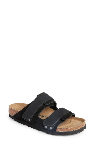 Birkenstock Womens Arizona Birko-flor Sandals In In Black