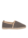 Castaã±er Castañer Man Espadrilles Military Green Size 9 Textile Fibers In Green