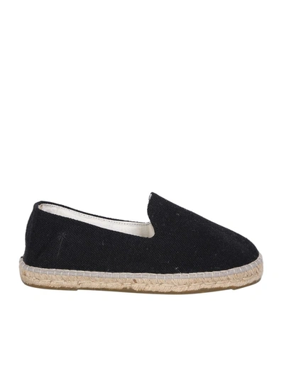 Manebi Suede Espadrillas In Black