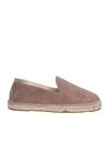 Manebi Manebí Man Espadrilles Military Green Size 10 Soft Leather In Brown