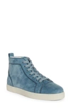 Christian Louboutin Louis Orlato High Top Sneaker In I618-titan