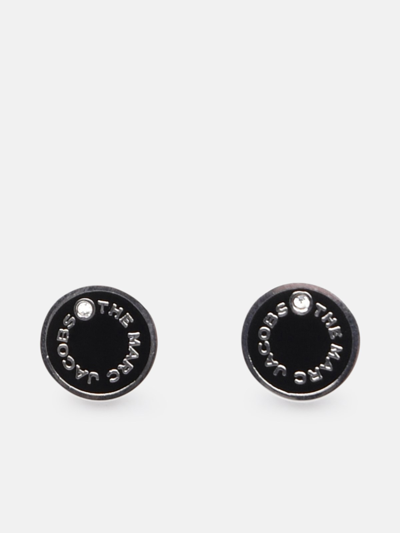 Marc Jacobs (the) Black Plated Brass Medallion Earrings