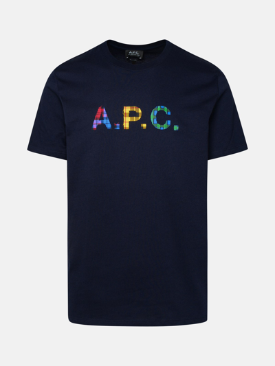 A.p.c. Kids' T-shirt Dereck In Navy
