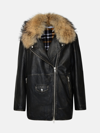 Bully Black Leather Jacket In Black