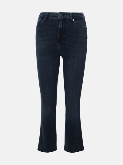 7 For All Mankind Jeans Hw Slim Kick In Blue