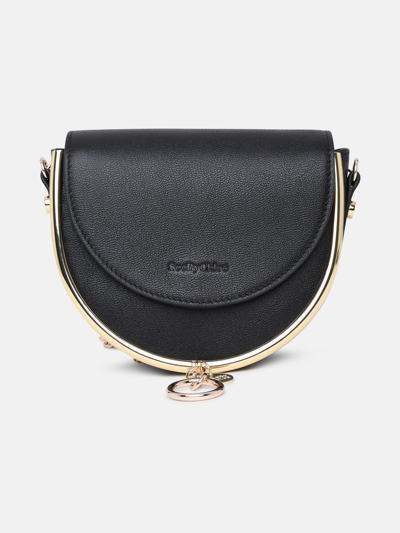 See By Chloé Small Leather Mara Shoulder Bag In Black