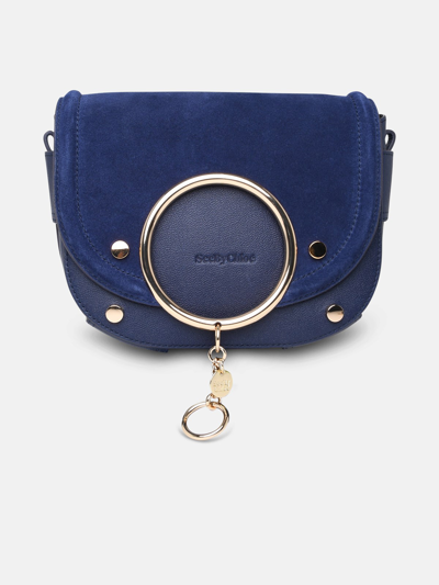 See By Chloé Blue Leather Mara Bag