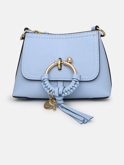 See By Chloé Joan Mini Bag In Light Blue Leather