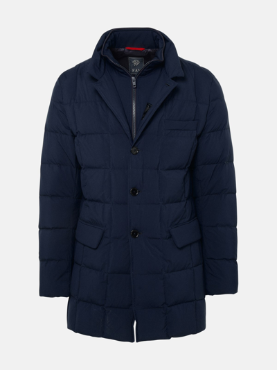 Fay Db Front Down Jacket In Navy