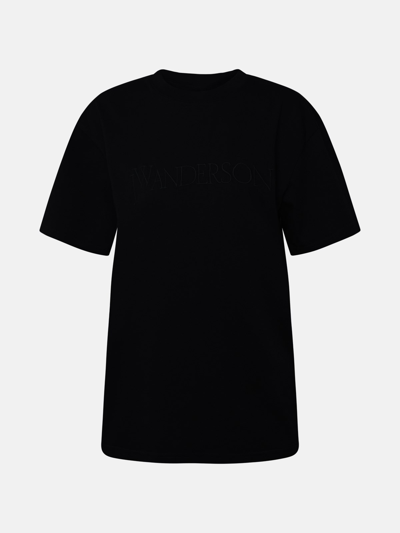 Jw Anderson T-shirt Logo In Black
