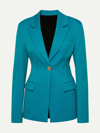 ATTICO BLUE LIGHT BLUE WOOL BLAZER