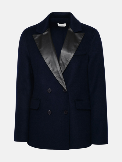 P.A.R.O.S.H BLUE WOOL BLAZER