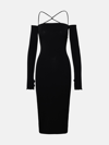 The Andamane Andamane Maddy Black Polyester Dress In Black
