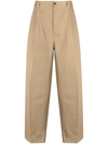 Maison Margiela X Pendleton Yoke-checked Trousers In Nude & Neutrals