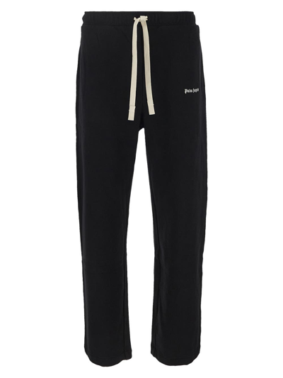 Palm Angels Embroidered-logo Track Pants In Black