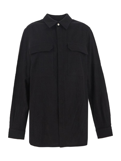 Rick Owens Outershirt In Black