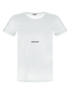 SAINT LAURENT LOGO COTTON T-SHIRT