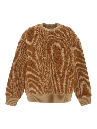Stella Mccartney Teddy Sweater In Brown