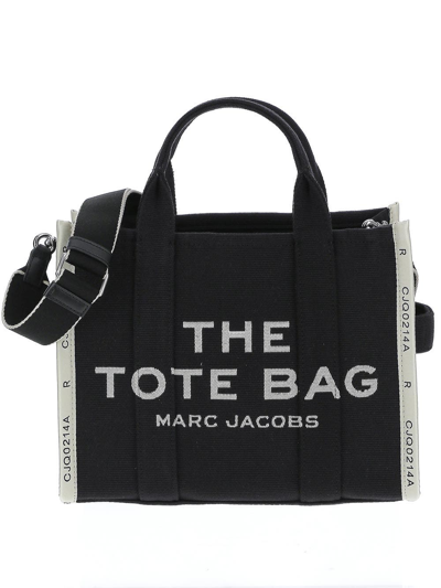 Marc Jacobs Black Canvas The Tote Shopping Bag Nd  Donna Tu