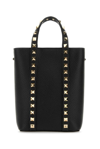 VALENTINO GARAVANI VALENTINO ROCKSTUD ROCKSTUD LOGO DETAILED TOTE BAG