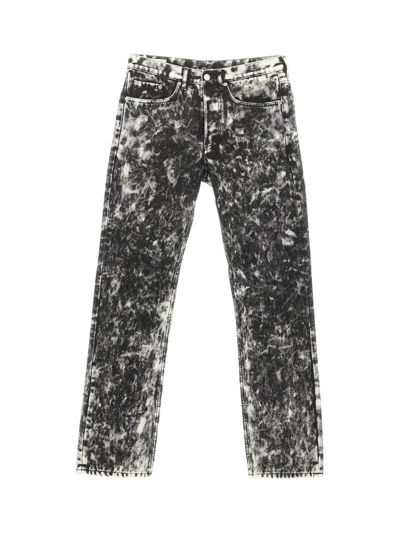 Dries Van Noten Acid Wash Jeans In 900 Black