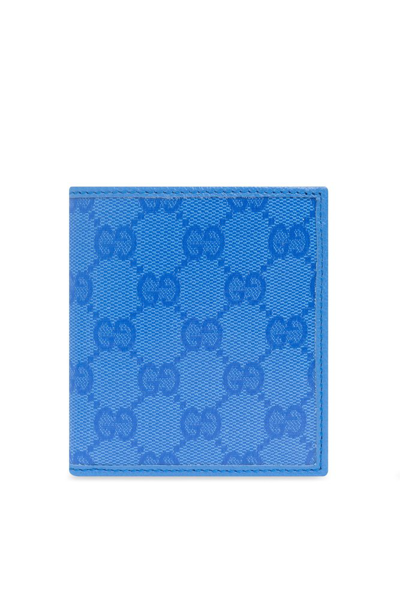 Gucci Monogrammed Open In Blue