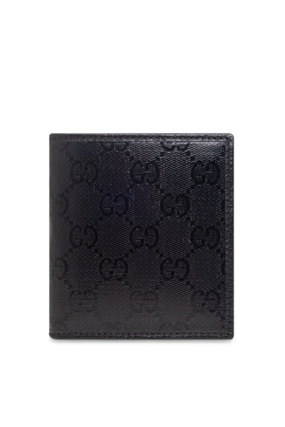 Gucci Monogrammed Open In Black