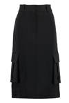 GIVENCHY GIVENCHY KNITTED CARGO SKIRT