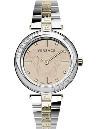 Pre-owned Versace Ve2j00621 Lady Ladies Watch 38mm 5atm