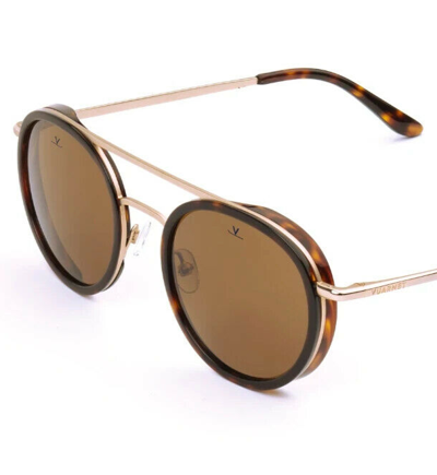 Pre-owned Vuarnet Sunglasses Vl210500032121 Vl2105 Edge 2105 Tortoise + Pure Brown