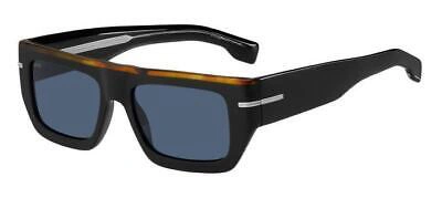 Pre-owned Hugo Boss Sunglasses Boss 1502/s I62/ku Black / Havana Blue Man